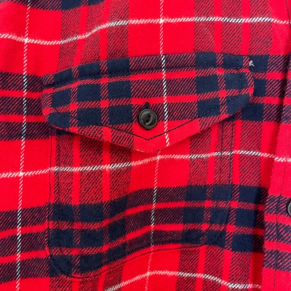 NWT Madewell Plaid Flannel Cargo Workshirt - Picture 7 of 11